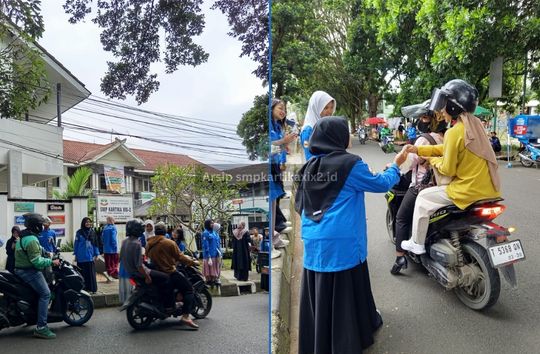 Kegiatan berbagi Takjil oleh OSKAR (OSIS SMP Kartika XIX-2)